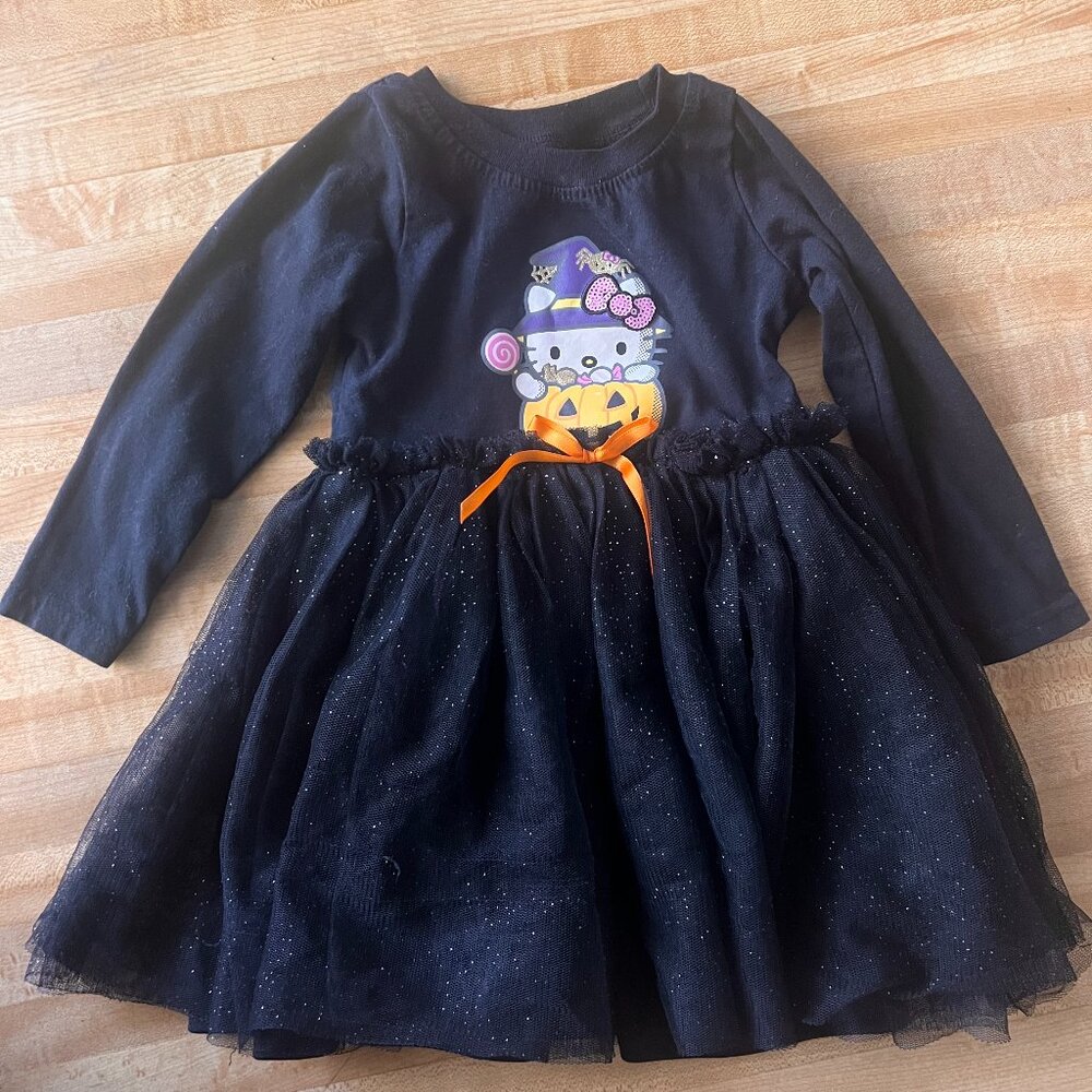 Hello Kitty Halloween tutu dress 2T